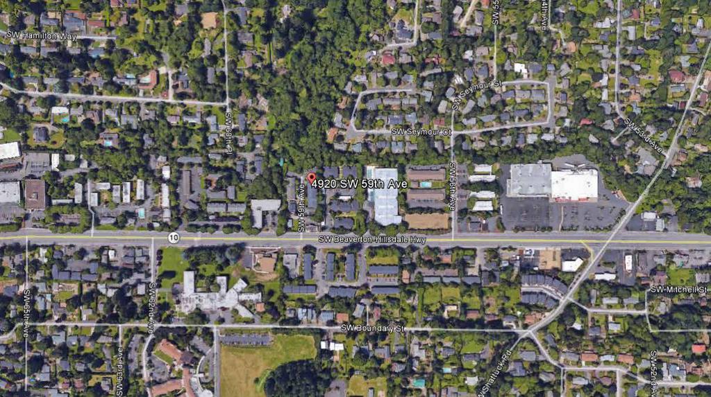 FOR SALE > WELL MAINTAINED, 10 UNIT PLEX WITH EASY ACCESS TO DOWNTOWN PORTLAND AND BEAVERTON 4920 SW 59th Avenue, Portland, Oregon 97221 SALE COMPARABLES ANALYSIS Comparable Subject 1 2 3 4 5