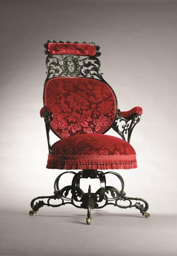 Community (1787-1947), NY Centripetal Spring Arm Chair, c. 1850 Designed by Thomas E.