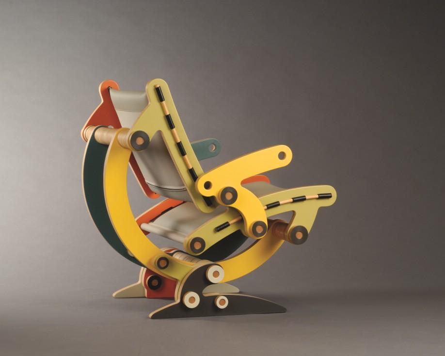 Synergistic Synthesis XVII sub b1 Chair, 2003 Designed and Manufactured by Kenneth Smythe (b.