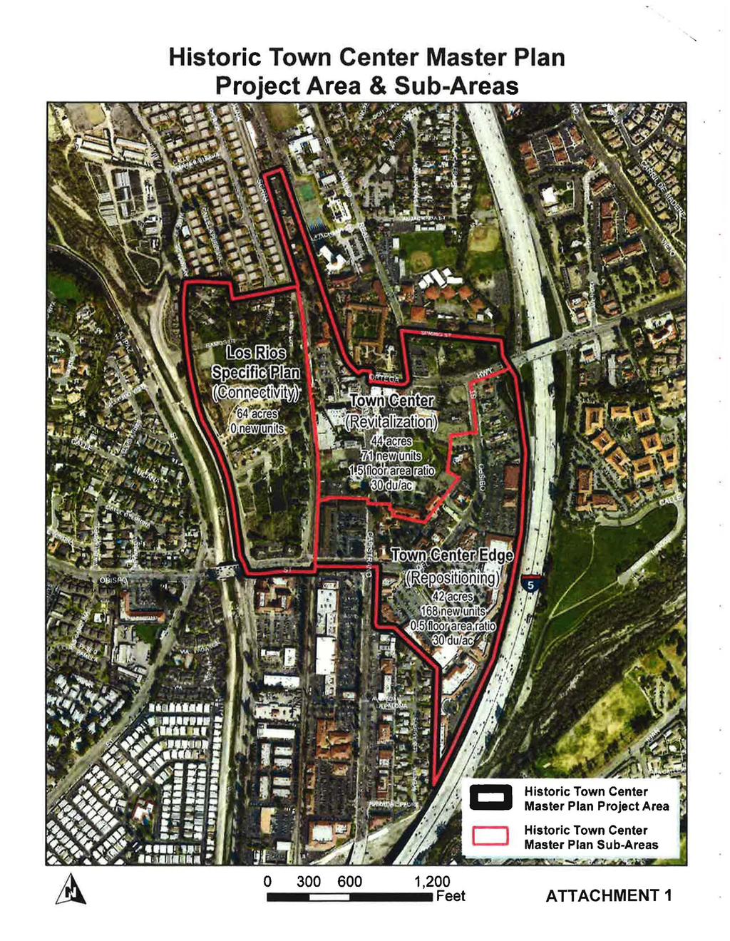 Historic Town Center Master Plan Project Area & Sub-Areas ~~XftiR~r:i Historic Town