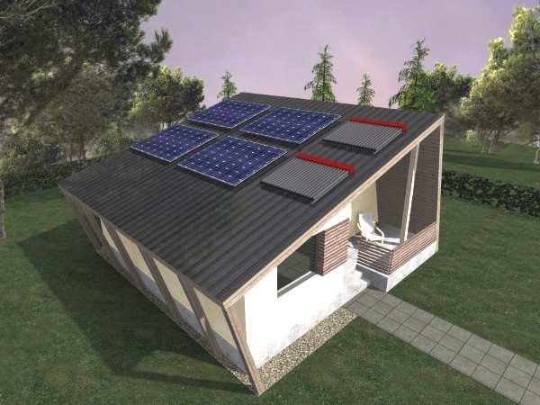 MICRO Standard Eco House Constructed Surface = 65 square meters This