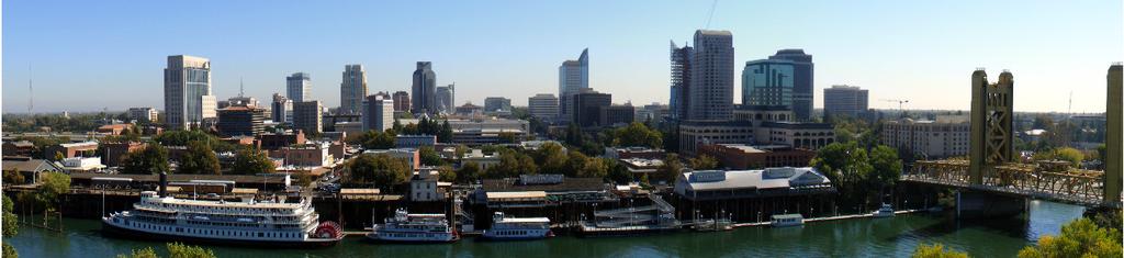 Sacramento, CA Sacramento, the state capital of California, is located along the Sacramento River and just south of the American River s confluence in California s expansive Central Valley.
