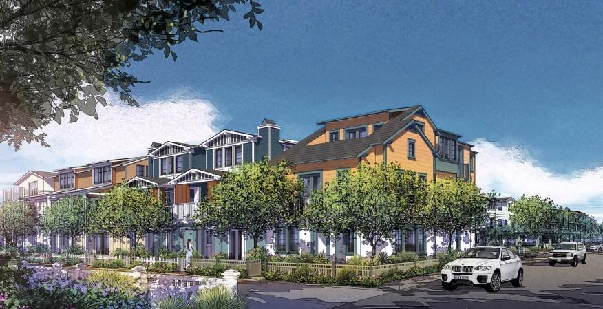 Courtesy Robert Hidey Architects Mission Beach Residences will be located in a 100-year-old neighborhood in San Diego when it breaks ground later this year.