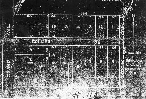 This was a transitional Figure 6: PLAT FOR COLLINS HEIGHTS form of subdivision.