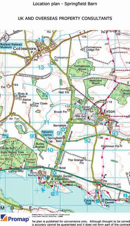Reproduced from the Ordnance Survey map with the sanction of the Controller of H.M. Stationery Office Licence No. ES100004883 CROWN COPYRIGHT RESERVED. The plan is published for convenience only.