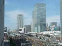 Aboveground, the land has seen extensive remodeling, from careful restoration of the old train station facing the Imperial Palace (Fig. 1) to the creation of new skyscrapers (Fig.