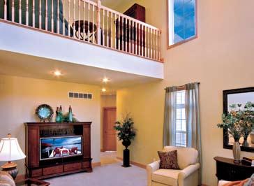 deliver generous, open floor plans and increased room for storage.