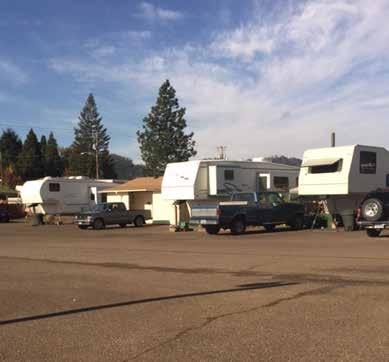 The site includes 92 mobile home spaces, 30 RV hook up sites, RV storage, and a laundry/rest room facilities.