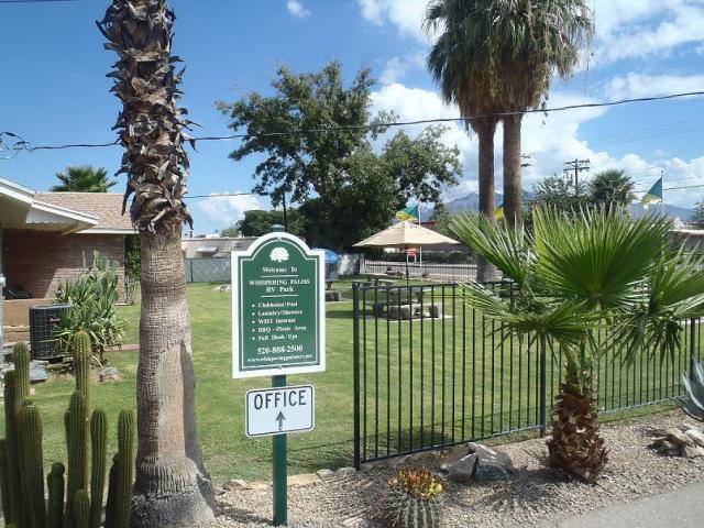 PROPERTY DESCRIPTION Tucson Palms RV Park Tucson, AZ Tucson Palms is a Nice and Well Maintained RV Park! GREAT LOCATION in Tucson (right off 10 fwy, Prince exit). SELLER FINANCING (with $270K Down)!
