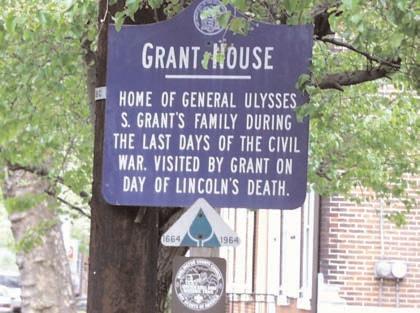 CHAPTER : BURLINGTON CITY STATION AREA PLAN - THE HISTORIC COMMUNITY Historical marker at the Grant House, home of General Ulysses S. Grant s family during the Civil War.