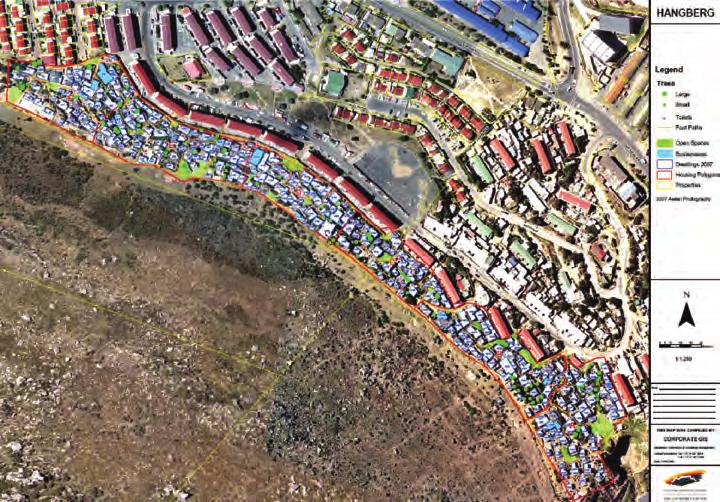 In the 1980s the Council built 25 rental flats. Photo: City of Cape Town Corporate GIS Neither the hostels nor the flats were sufficient and the units became overcrowded.