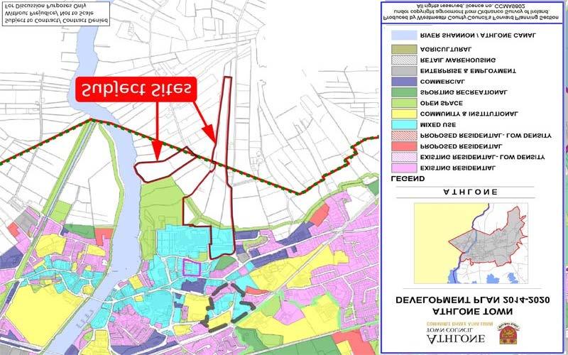 Town Planning zoning map Further zoning details are available on Map 13 of the Development Plan Book of Maps here The full text of the Athlone Town Council Development Plan 2014 2020 can be seen here