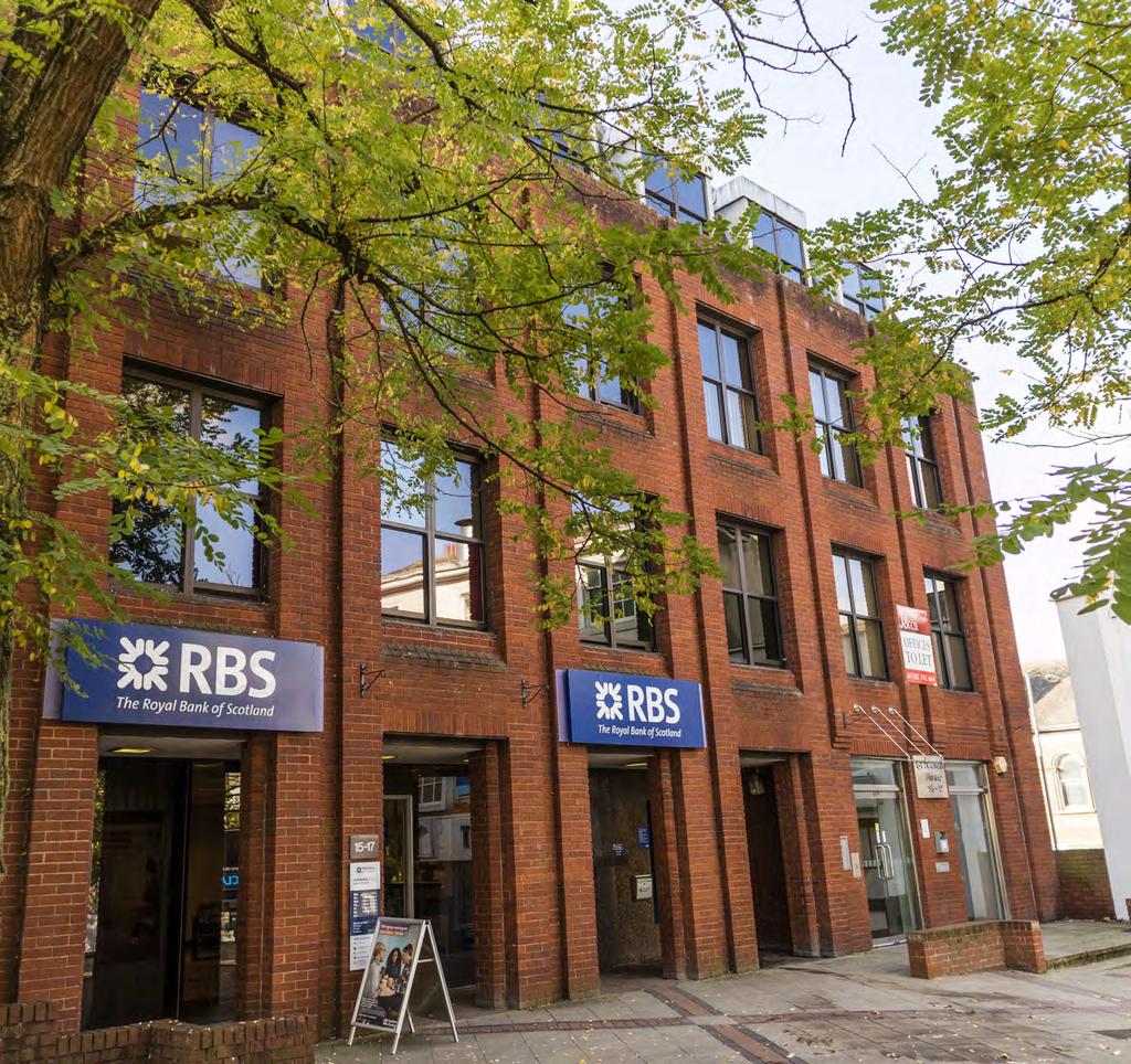 INVESTMENT CONSIDERATIONS Prominent investment opportunity in Luton town centre with residential potential The property comprises a ground floor banking hall with mixed use office accommodation above