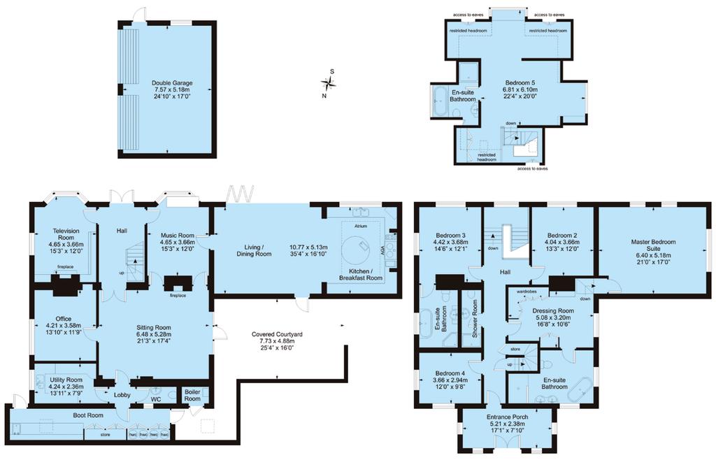 Approximate Gross Internal Floor Area 402.4 sq.m (4332 sq.