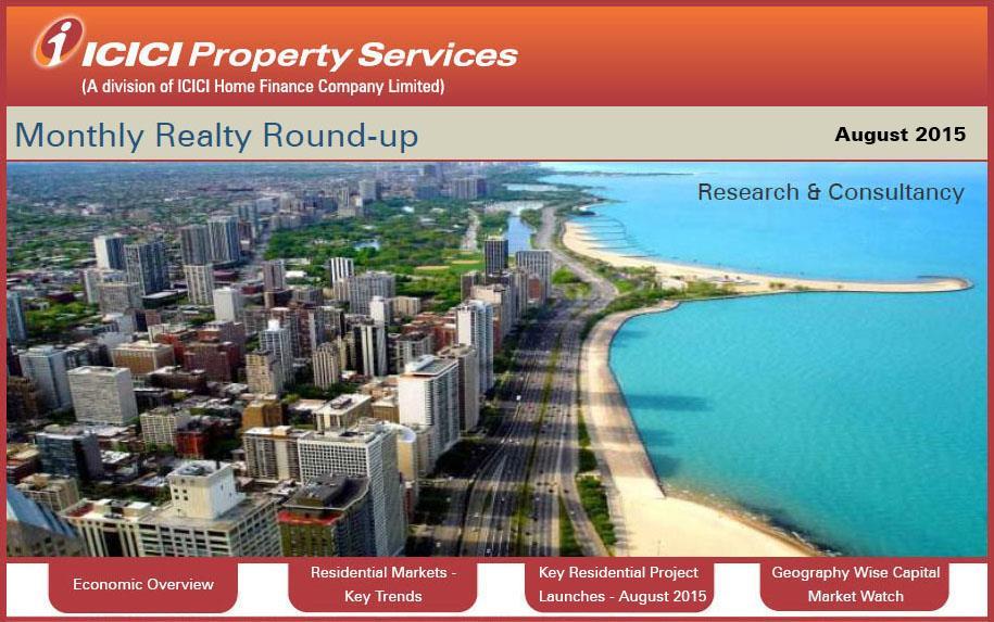 REALTY ROUNDUP: AUGUST 2015 ECONOMIC OVERVIEW WPI-based inflation, as measured by the wholesale price index (WPI), fell 4.05% year-on-year in July 2015, following a 2.