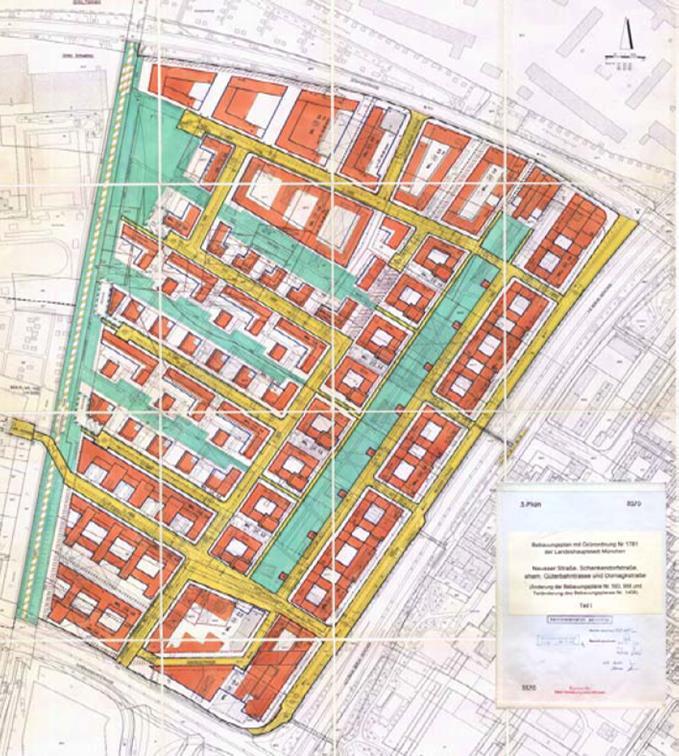 Munich model of social fair land use - an example Park City Schwabing, Munich Contribution of the land owners to social fair land use: Provision of land for public purposes: 42,0 Mio.