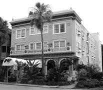 The building remains an excellent example of an early twentieth century apartment building with three-story porches, original double-hung sash windows, and wide overhanging eaves. 47.