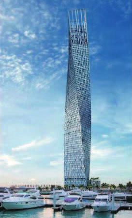 106 106 INFINITY TOWER Location: Dubai, United Arab Emirates Architects: Skidmore, Owings