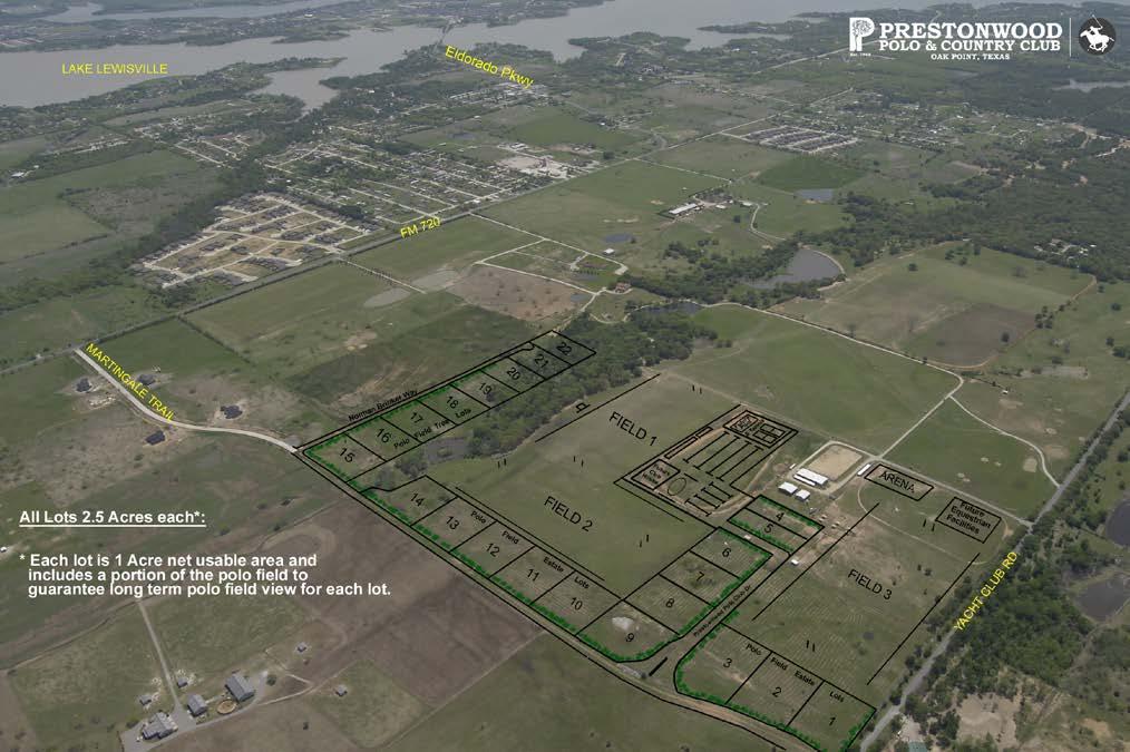 A perimeter landscape buffer will surround the property giving the look and feel of being in an unified and secure development. All 22 lots will be 2.