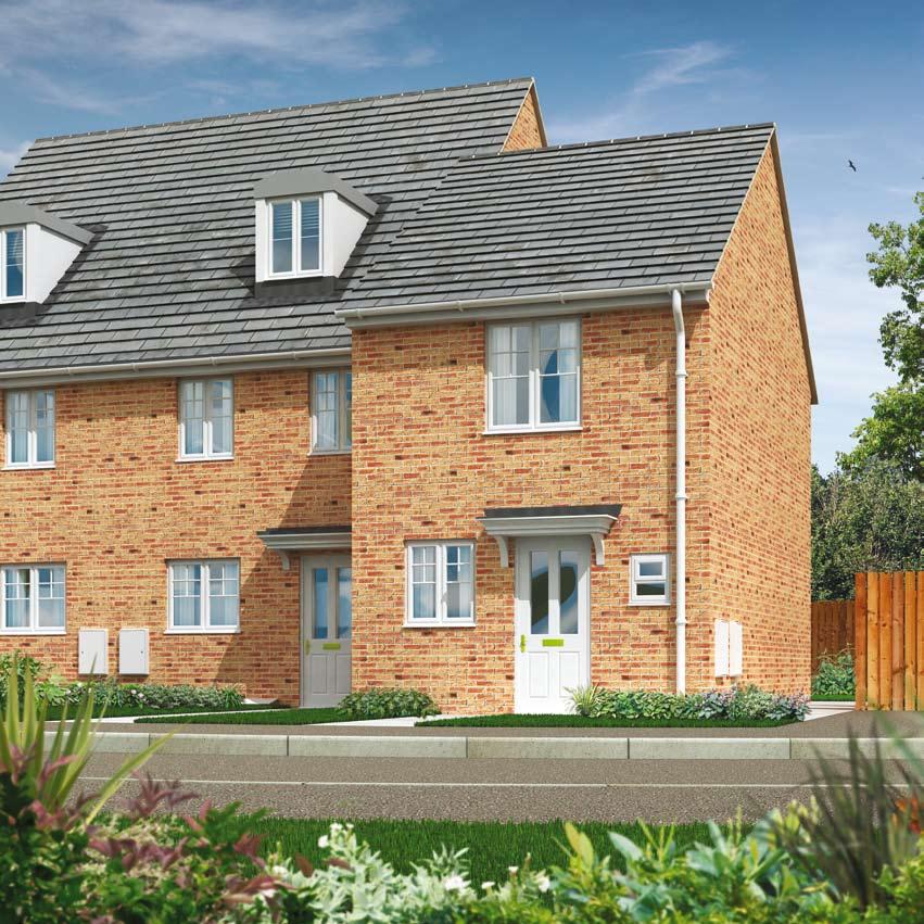 The Rydal Key features Fitted kitchen 2 bedroom home Lounge with dining area and French doors to the rear garden Downstairs cloakroom with WC Two double bedrooms Family bathroom The artist s colour