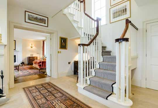 5 miles Entrance hall Drawing room Sitting room Kitchen/breakfast room and walk-in pantry Dining hall Utility Store Cloakroom Master bedroom with his & hers dressing rooms, en-suite shower room and