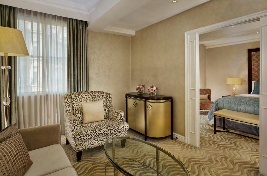 DELUXE SUITES The delicate Deluxe Suite offers guests an elevated feel of luxury,