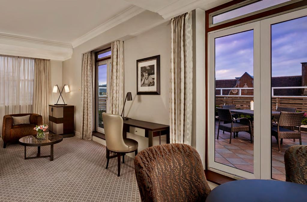 The Suite named after the local Hanover square in Mayfair boast spacious living and dining areas furnished with