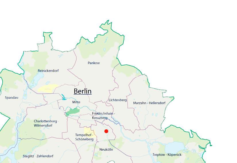 THE LOCATION The property is located in Northern Neukölln near Kreuzberg and Treptow neighborhoods.