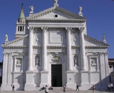 Palladio began working on a wooden model of a completely new church in 1565, 80 although renovations and additions to other parts of the monastic complex were already under way, including a simple