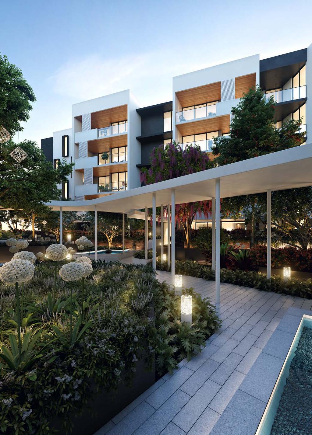 Residents Gardens The Essence of Luxury Join the privileged few who will call Essence home, and you will share a special bond.