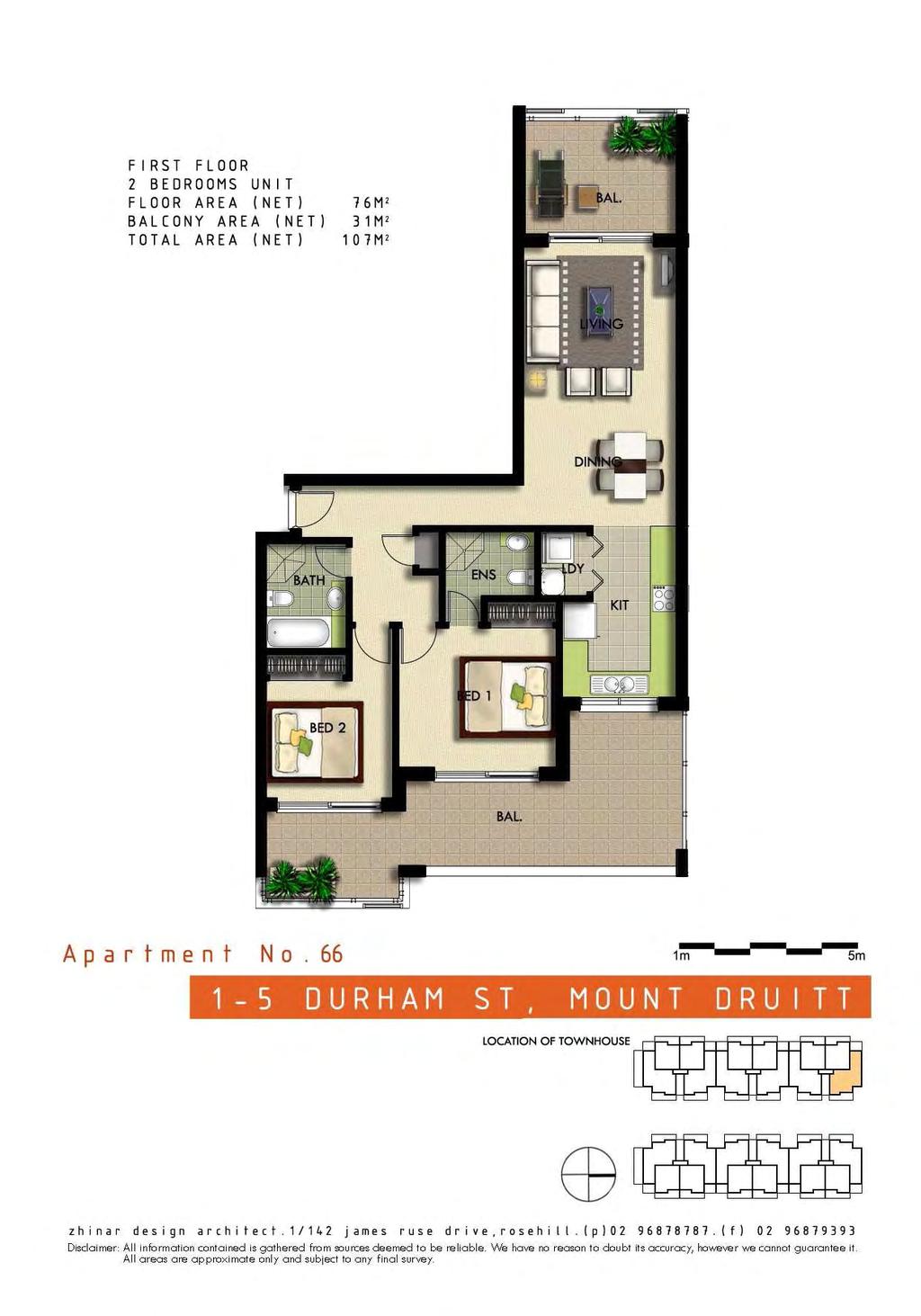 Floor plans The following units relate to