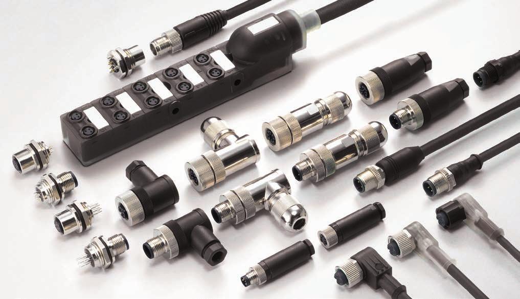 TE CONNECTIVITY S M8 / M12 Connector System for machine industrial automation and control applications provides a solution that safely and reliably ensures the communication in industrial