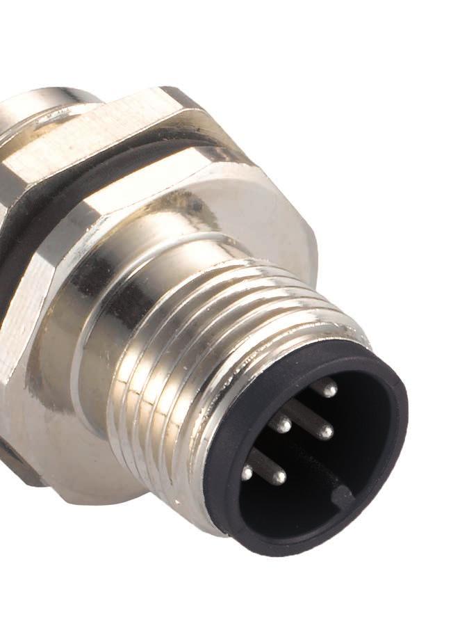 M8/M12 CONNECTORS TE s M8/M12 connectors continues to fill the ongoing needs for sensor connection in Industrial Machinery and Factory Automation.