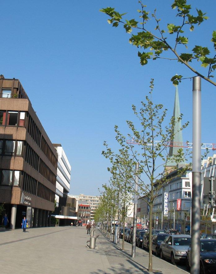 Boulevard Kampstraße Kampstraße got a boost in value when it was lavishly remodeled as part of the Boulevard Kampstraße initiative for urban revitalization.