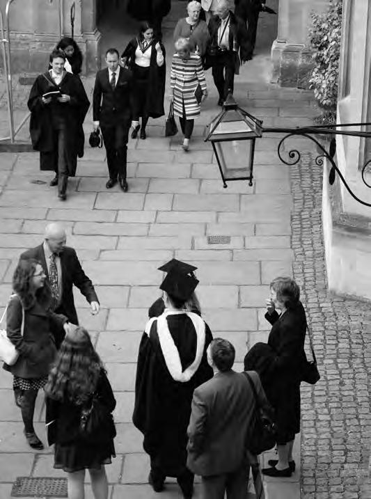 Trinity College Oxford Report 2014-15 83 NOTES AND INFORMATION DEGREE DAYS There are four graduation ceremonies each year.