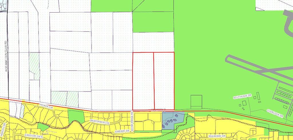 Zone Change #669 Proposed Zoning Map Public Billings Logan International Airport Subject property Current zoning: Agriculture Open Space (A-1)