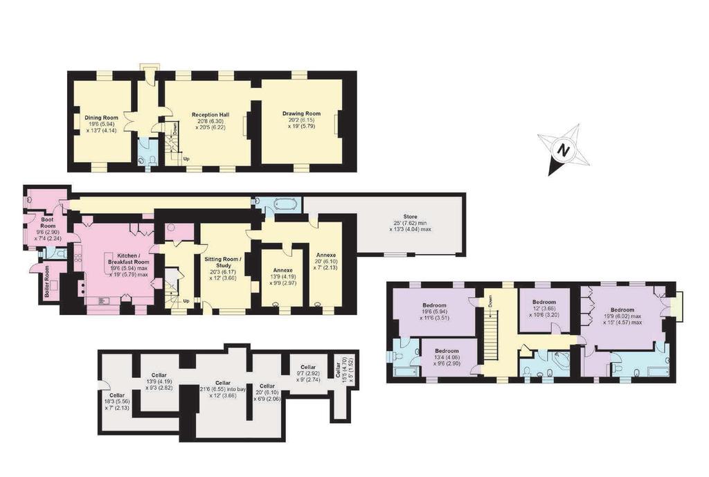 Reception Bedroom Approximate Gross Internal Floor Area 5946 sq ft / 552.