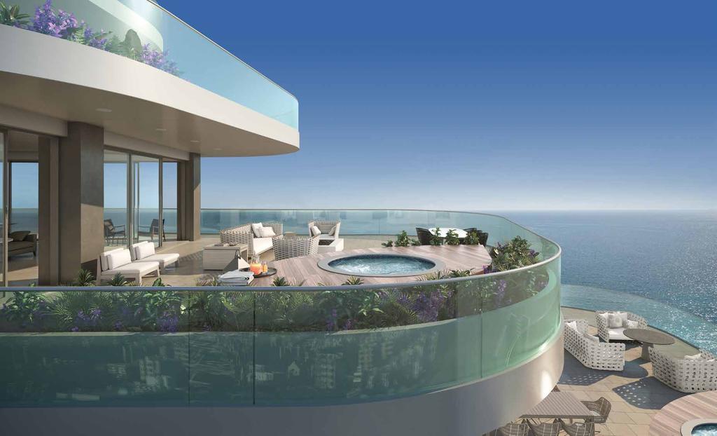 BREATHTAKING SEA VIEWS Our exceptional development showcases both architectural originality and cosmopolitan personality.