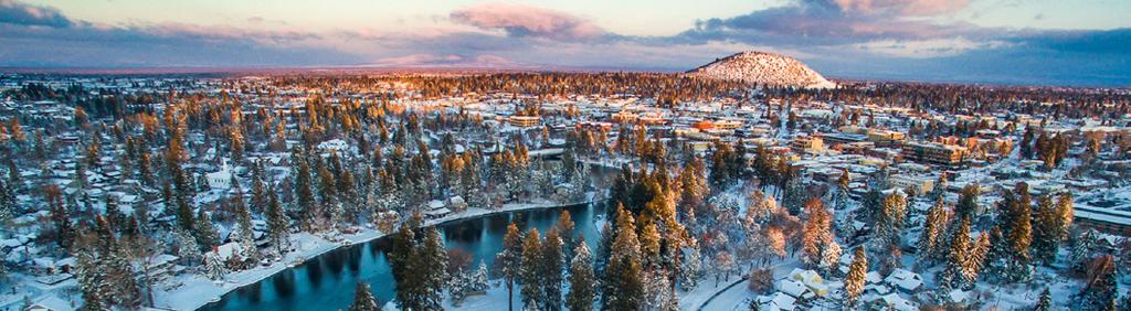 About Bend, OR BEND - CENTRAL OREGON S LARGEST CITY Bend is located on the eastern edge of the Cascade Range along the Deschutes River.
