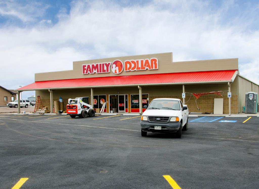 investment highlights NEWLY REMODELED FAMILY DOLLAR WITH A 10-YEAR LEASE LOCATED IN CALHAN, COLORADO. THE SUBJECT PROPERTY IS SITUATED ALONG U.S. ROUTE 24, APPROXIMATELY 30 MILES FROM COLORADO SPRINGS.
