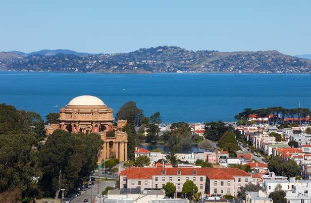 Situated adjacent to the Lyon Street steps and bordering the Presidio (Golden Gate National Recreation Area), this quiet location provides a sanctuary in the heart of the city.