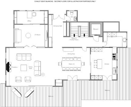 LAYOUT TOP FLOOR (3RD FLOOR) 1 Master double bedroom (en-suite