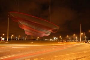 photo: Sahil Latheef photo: Carlos Dias She Changes Praça de Cidade do Salvador 4100 Porto is home to artist Janet Echelman's 'She Changes', a 160-foot-tall waterfront netted wind sculpture suspended