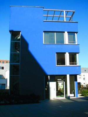Block 35 on Ijburg Van Heeswijk invites artists, architects, thinkers, writers and scholars of various nationalities to live and work in The Blue House By actively involving others to their work,