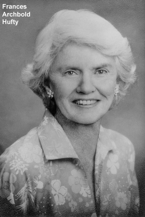 Frances Archbold Hufty 1976-1991 President of Archbold
