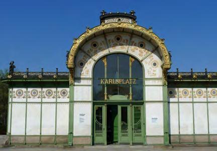 Finish the day at the Secession Building, one of Vienna s foremost examples of Art Nouveau completed by prominent architect Joseph Maria Olbrich in 1898 and designed as an exhibition hall for