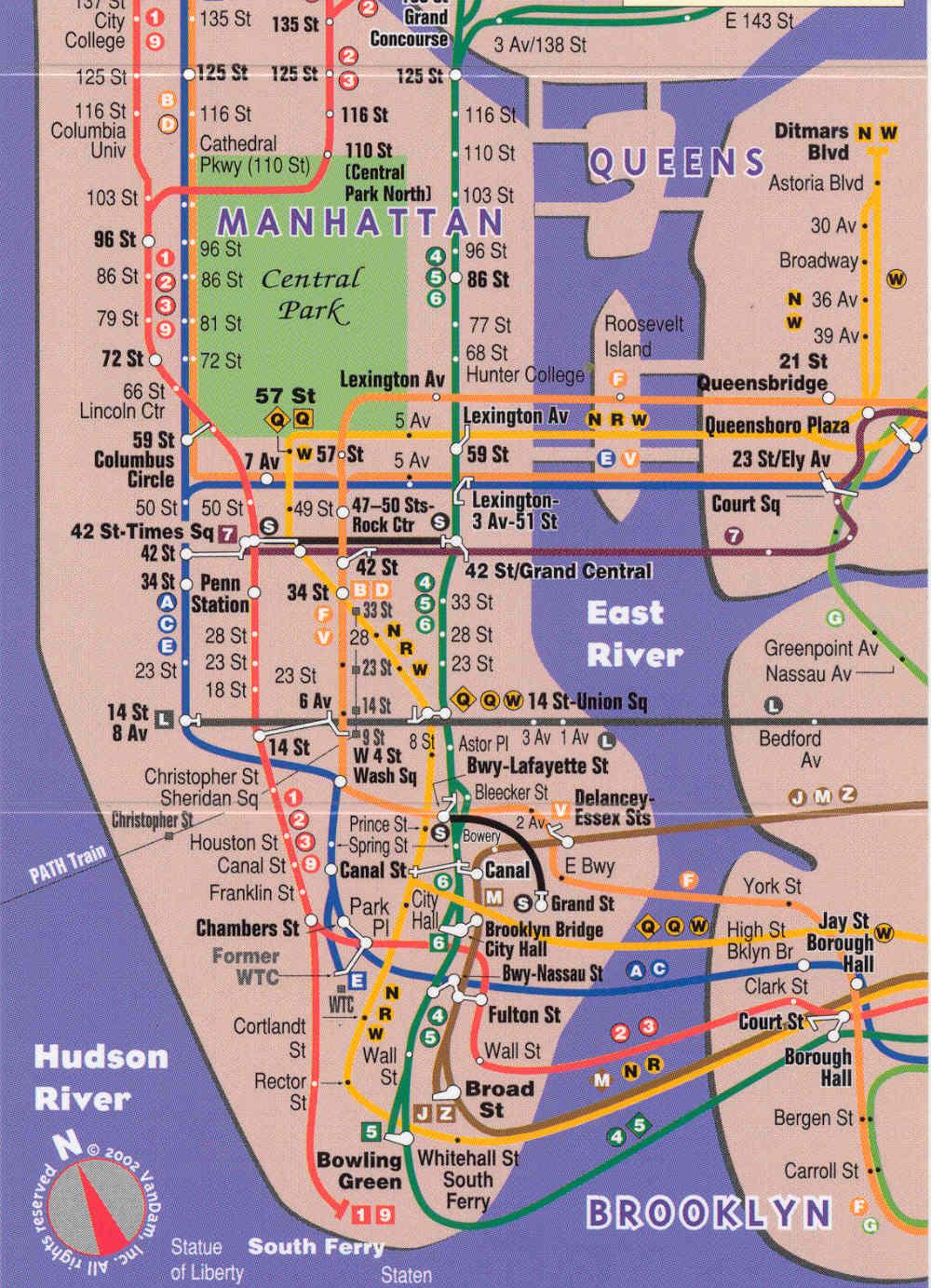 Subway Map 329, 335