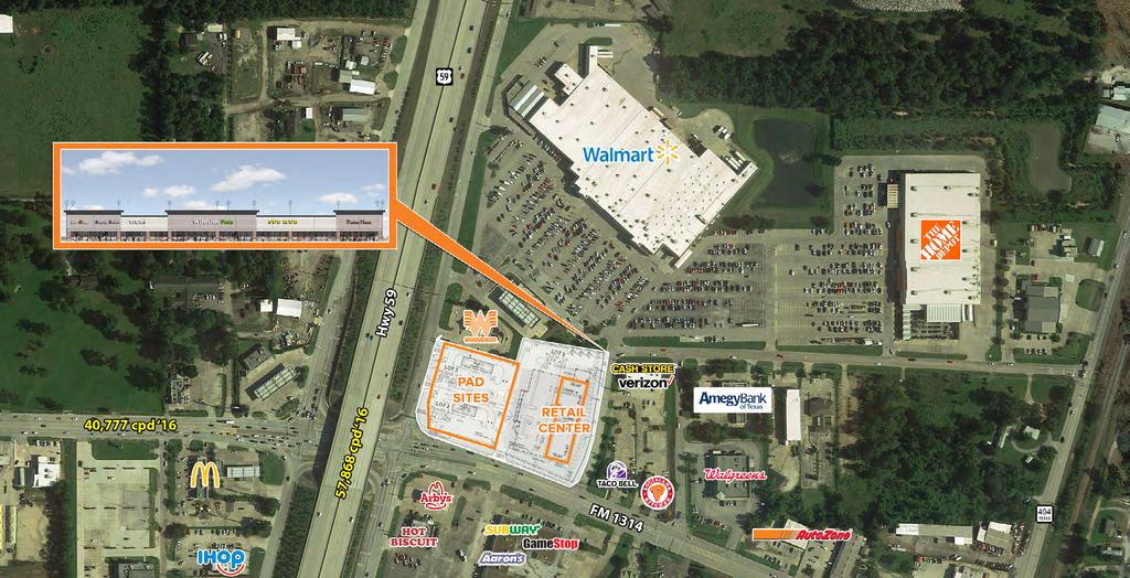 HIGHWAY 59 & FM 1314 NEC HIGHWAY 59 & FM 1314 PORTER, TEXAS RETAIL SPACE FOR PAD SITES FOR EDGE REALTY PARTNERS 5444 Westheimer Road, Suite 1650 Houston,