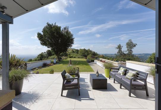 There are further terraces and seating areas, well placed to take advantage of the views in all directions.