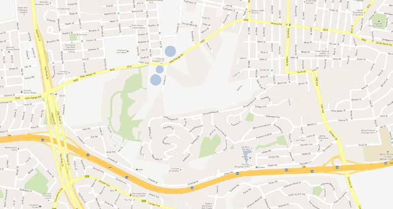 Location Map Johannesburg South Rifle Range Road Klipriver Drive N12